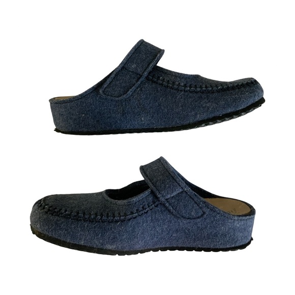 Haflinger Boiled Wool Mary Jane Clog Size 6 - Picture 4 of 7